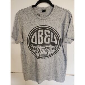 Obey Propaganda Gold Label Records T-Shirt Men's Size Med Heather Grey Exclusive